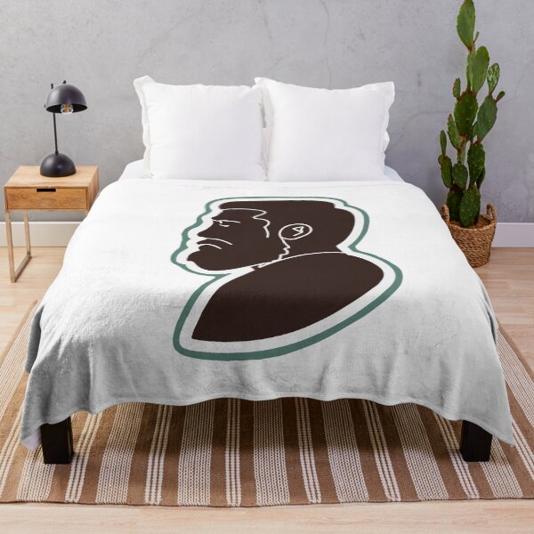 Item preview, Minimalist Bearded Man Silhouette - Modern Elegance designed and sold by NiftyWrx.