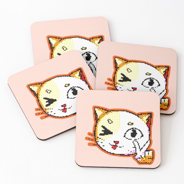 Aperçu de l'œuvre Retro cat peace sign créée et vendue par YokoSauonji12.