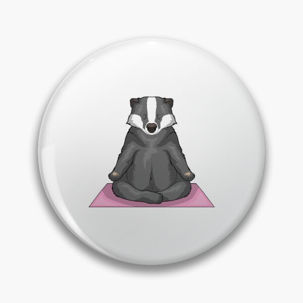 Item preview, Badger Fitness Yoga Meditation designed and sold by Snabdesign84.