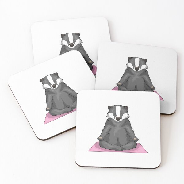 Item preview, Badger Fitness Yoga Meditation designed and sold by Snabdesign84.