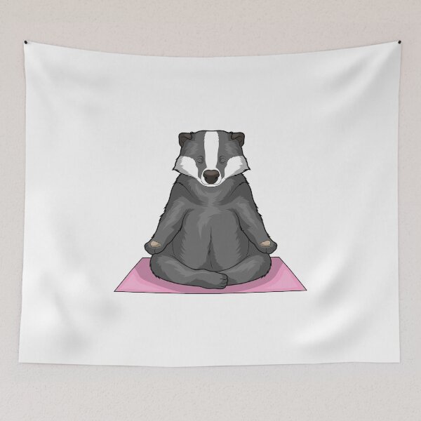 Item preview, Badger Fitness Yoga Meditation designed and sold by Snabdesign84.