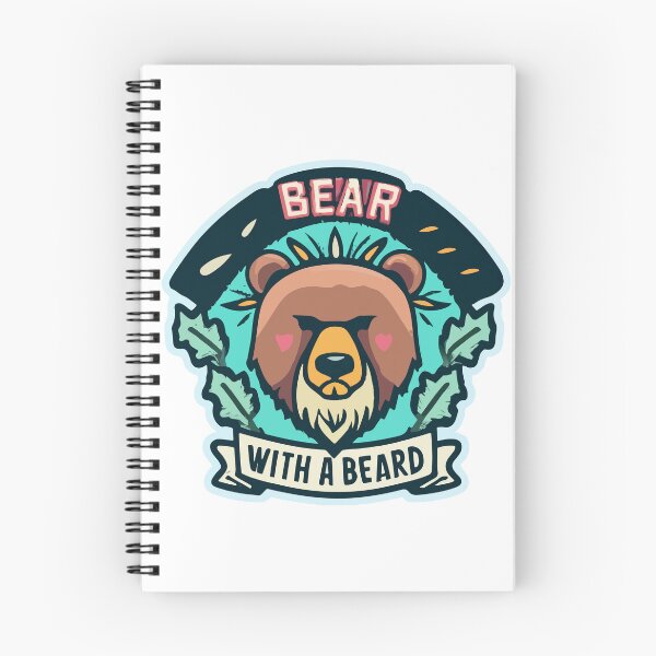 Item preview, Bear with a Beard Adventure Badge designed and sold by NiftyWrx.