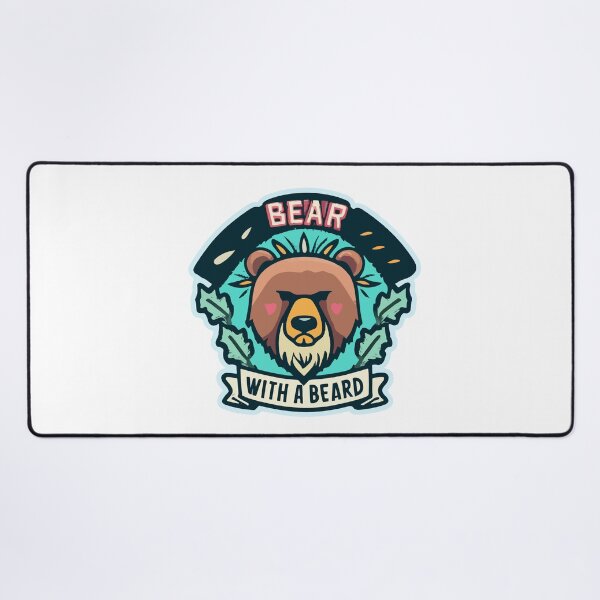 Item preview, Bear with a Beard Adventure Badge designed and sold by NiftyWrx.