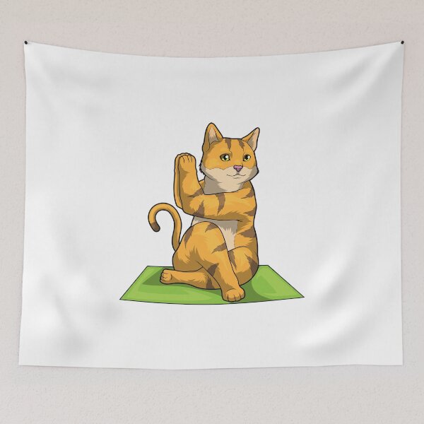 Item preview, Cat Fitness Yoga Meditation designed and sold by Snabdesign84.