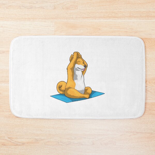 Item preview, Shiba Inu Fitness Yoga Meditation designed and sold by Snabdesign84.