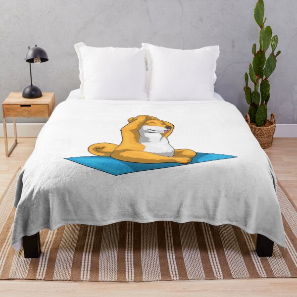 Item preview, Shiba Inu Fitness Yoga Meditation designed and sold by Snabdesign84.