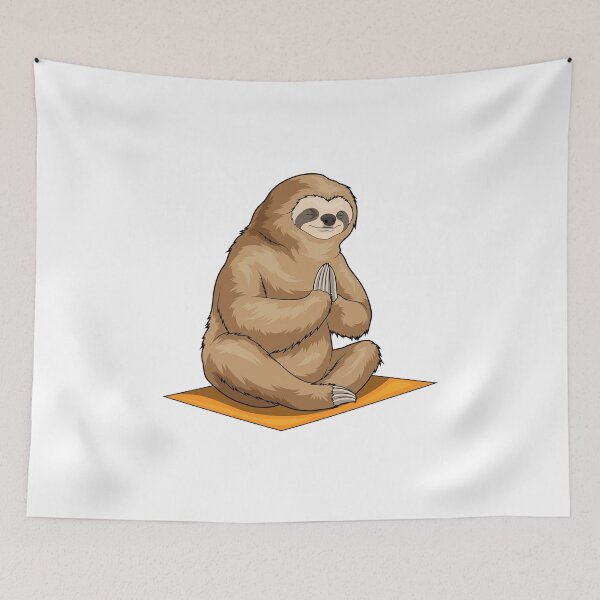 Item preview, Sloth Fitness Yoga Meditation designed and sold by Snabdesign84.