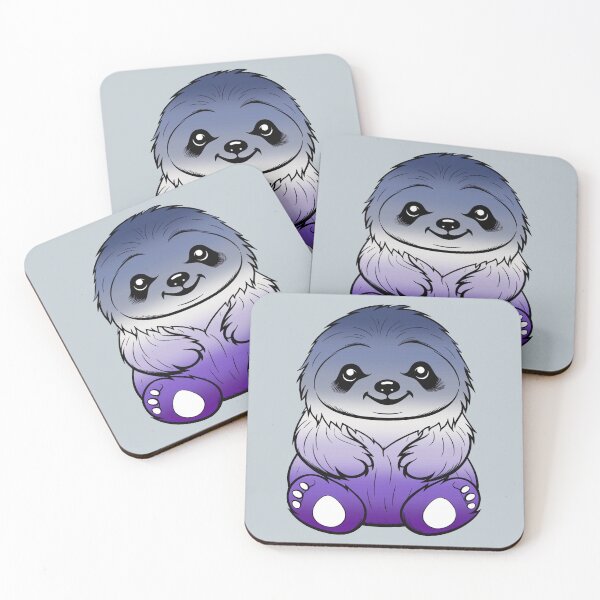 Item preview, Cute Lesbian Butch Pride Flag Sloth, Subtle Kawaii Butch Sloth Design designed and sold by Travelslightly.