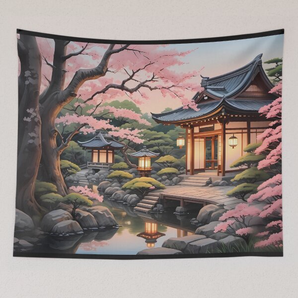 Item preview, Magic in the Japanese garden designed and sold by ArtBoom73.