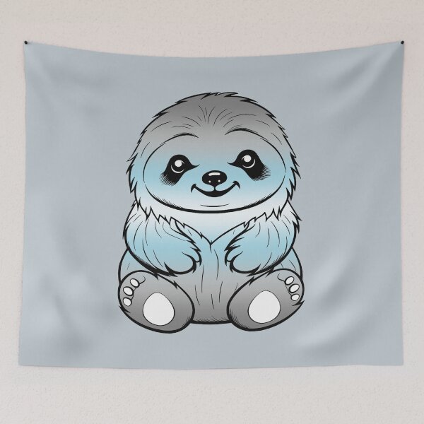 Item preview, Cute Demiboy Pride Flag Sloth, Subtle Kawaii Demiboy Sloth Design designed and sold by Travelslightly.