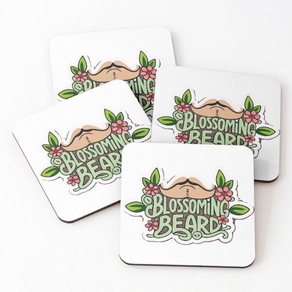 Item preview, Blossoming Beard Botanical Design designed and sold by NiftyWrx.
