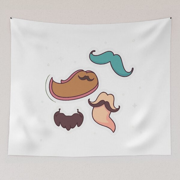 Item preview, Whimsical Floating Beards - Magical Facial Hair Collection designed and sold by NiftyWrx.
