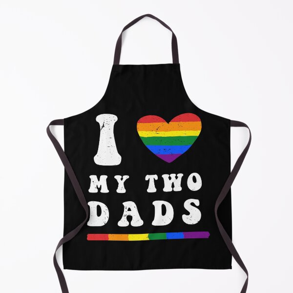 Item preview, I love my two dads Vintage retro Gay LGBTQ+ Pride Month Tee designed and sold by MTRBSK11.