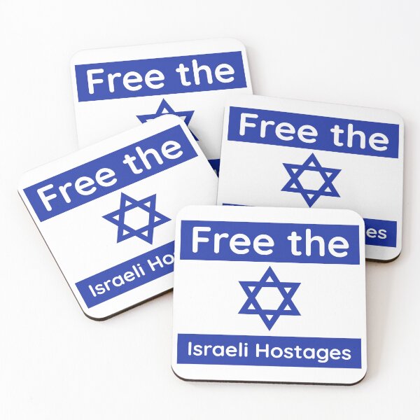 Item preview, Free the Israeli hostages  designed and sold by Rachel the Artist .