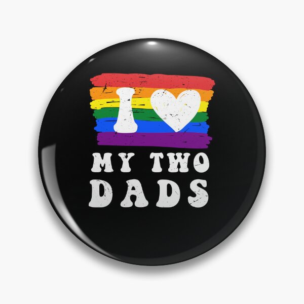 Item preview, I love my two dads Gay Vintage retro LGBTQ+ Pride Month designed and sold by MTRBSK11.