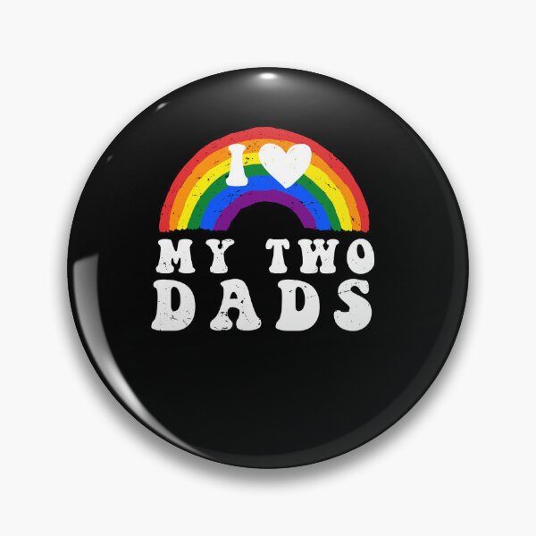 Item preview, I love my two dads LGBTQ+ Pride Month Gay Vintage retro designed and sold by MTRBSK11.