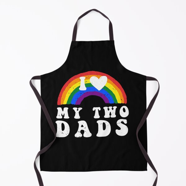 Item preview, I love my two dads LGBTQ+ Pride Month Gay Vintage retro designed and sold by MTRBSK11.