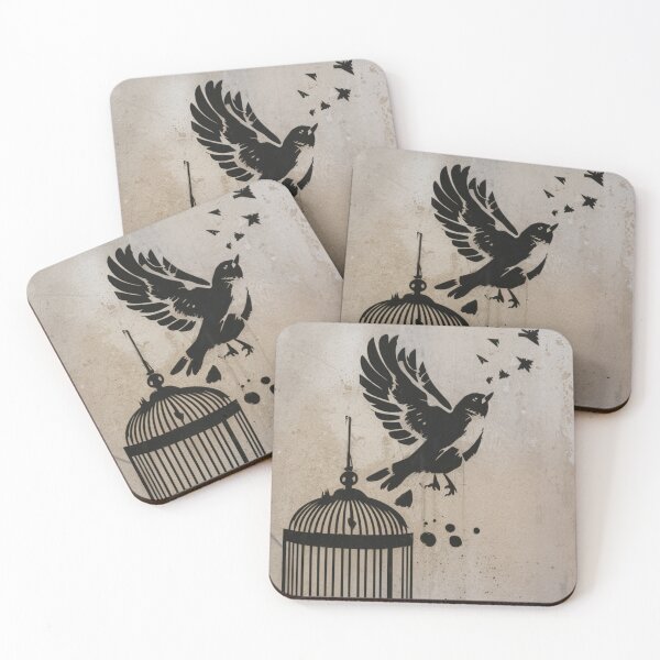Item preview, Bird Stencil Graffiti designed and sold by Bomax121.