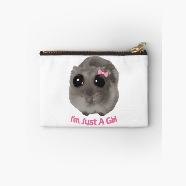 Item preview, I'm Just A Girl Hamster  designed and sold by Nada Thing.