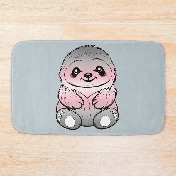 Item preview, Cute Demigirl Pride Flag Sloth, Subtle Kawaii Demigirl Sloth Design designed and sold by Travelslightly.