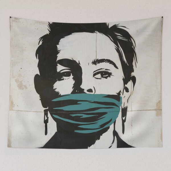 Item preview, Quiet Stencil Graffiti designed and sold by Bomax121.