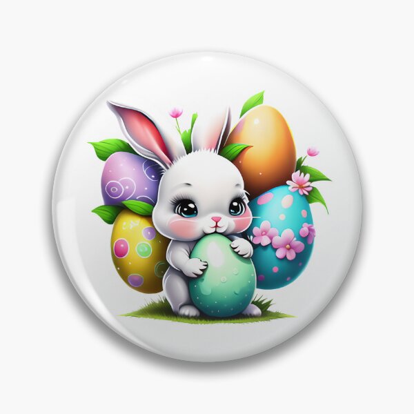 Item preview, Easter egg and cute rabbit designed and sold by Suzan Buyukengin.