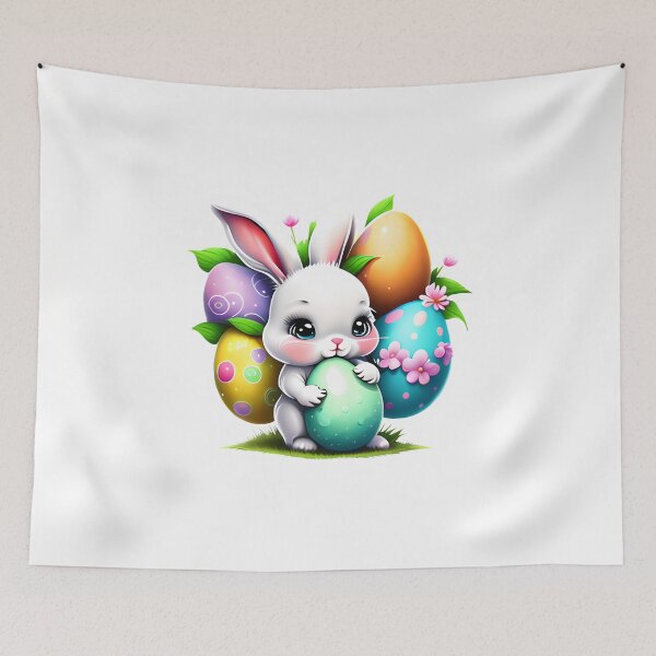 Item preview, Easter egg and cute rabbit designed and sold by Suzan Buyukengin.