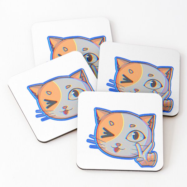 Aperçu de l'œuvre Cat peace sign créée et vendue par YokoSauonji12.