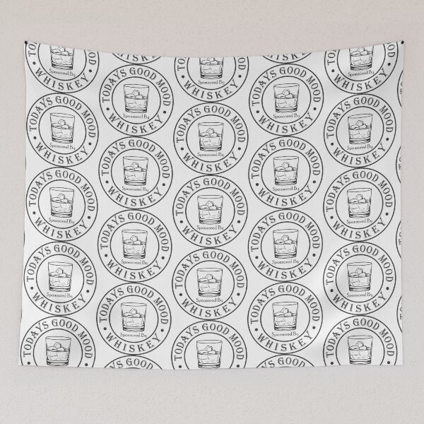 Item preview, Todays Good Mood Sponsored By Whiskey designed and sold by TheStickerForge.