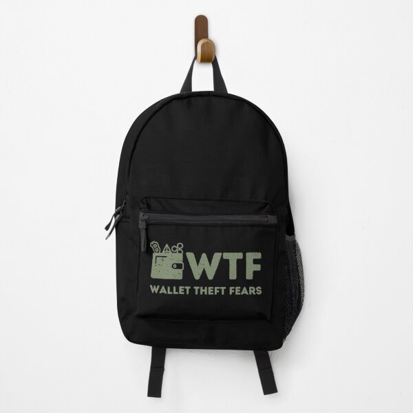 Item preview, WTF Wallet Theft Fears - Funny Crypto designed and sold by Mobius Spot Collective.