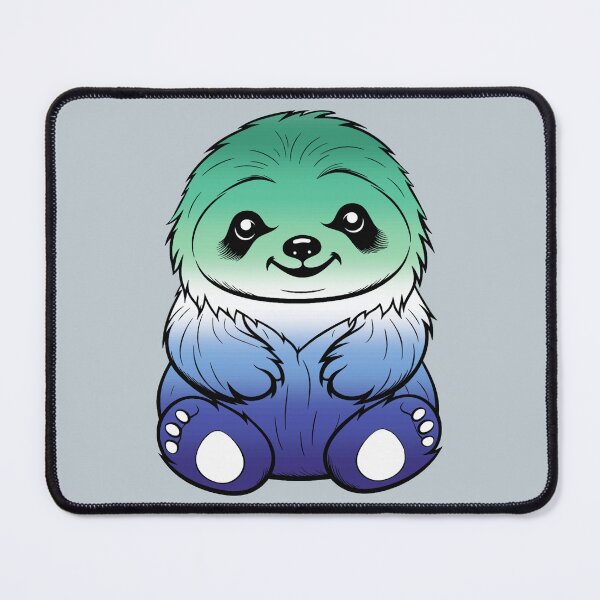 Item preview, Cute Gay MLM Pride Flag Sloth, Subtle Kawaii MLM Sloth Design designed and sold by Travelslightly.