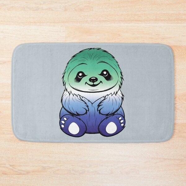 Item preview, Cute Gay MLM Pride Flag Sloth, Subtle Kawaii MLM Sloth Design designed and sold by Travelslightly.
