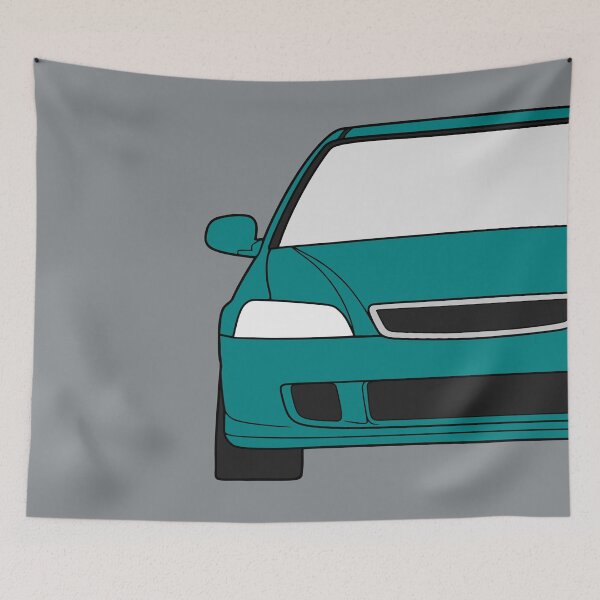 Item preview, Honda Civic MA MB MC Aerodeck turquoise designed and sold by EdimDesign.