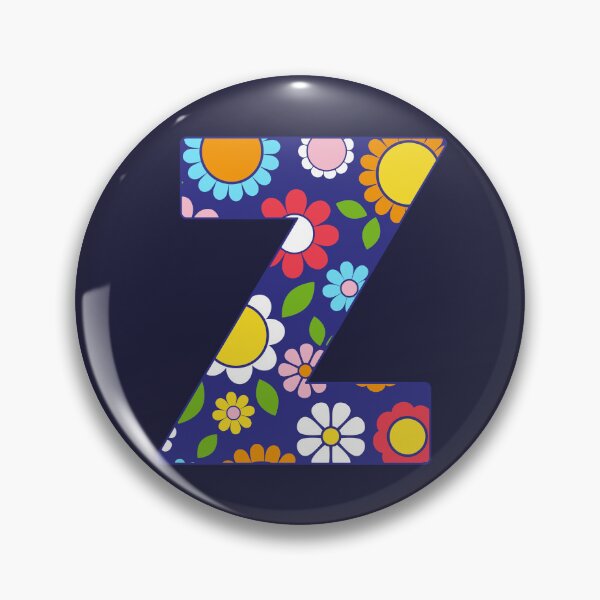 Item preview, Hippie Floral Alphabet Letter Z designed and sold by ToluaPrints.