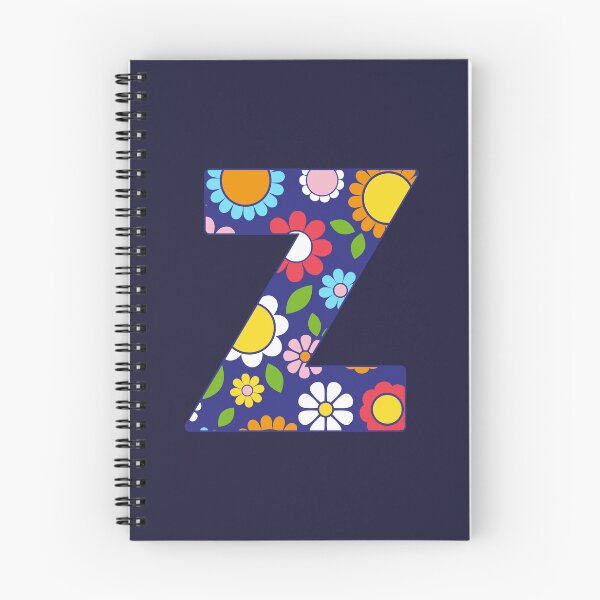 Item preview, Hippie Floral Alphabet Letter Z designed and sold by ToluaPrints.