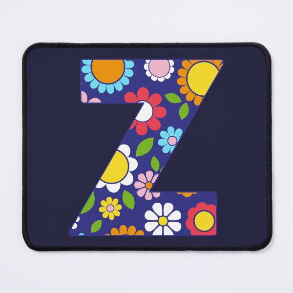 Item preview, Hippie Floral Alphabet Letter Z designed and sold by ToluaPrints.