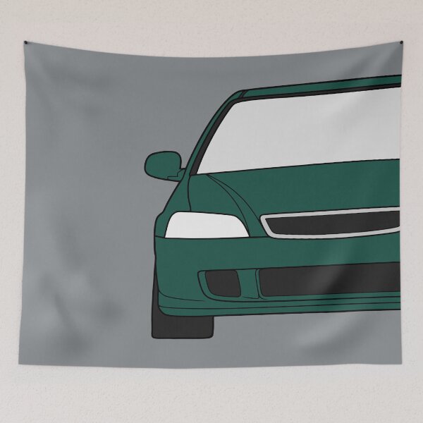 Item preview, Honda Civic MA MB MC Aerodeck bottle green designed and sold by EdimDesign.