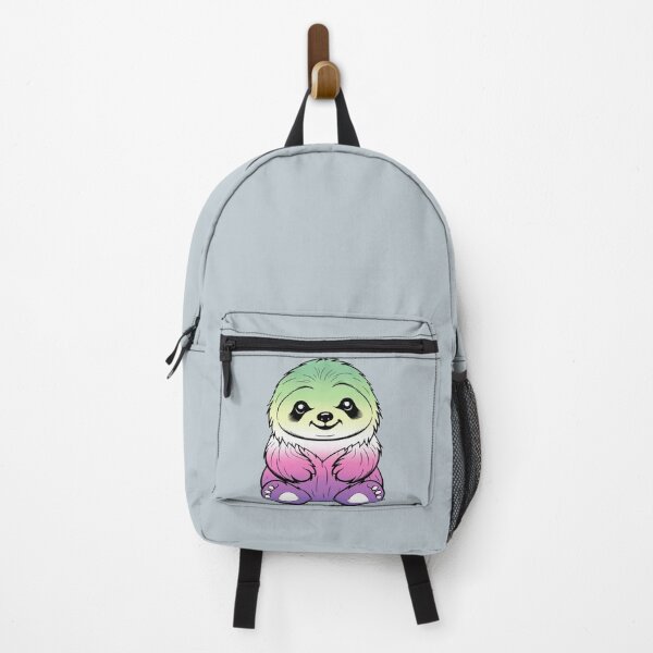 Item preview, Cute Genderfae Pride Flag Sloth, Subtle Kawaii Genderdoe Sloth Design, fae faer genderfaunet designed and sold by Travelslightly.