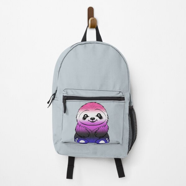 Item preview, Cute Genderfluid Pride Flag Sloth, Subtle Kawaii Genderfluid Sloth Design designed and sold by Travelslightly.