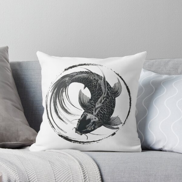 Item preview, Vintage Asian Japanese Koi designed and sold by Angry Swan Designs.