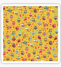 Happy Owls Col. Sticker