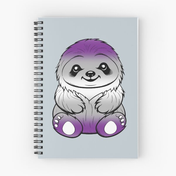 Item preview, Cute Graysexual Pride Flag Sloth, Subtle Kawaii Greysexual Sloth Design designed and sold by Travelslightly.
