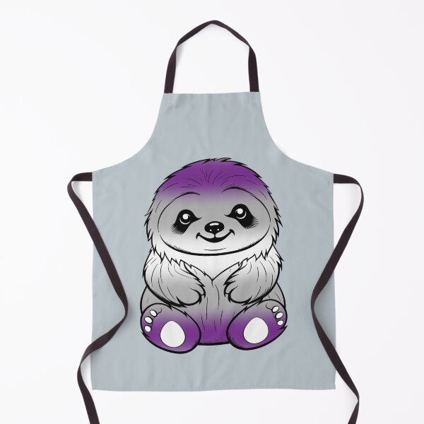 Item preview, Cute Graysexual Pride Flag Sloth, Subtle Kawaii Greysexual Sloth Design designed and sold by Travelslightly.