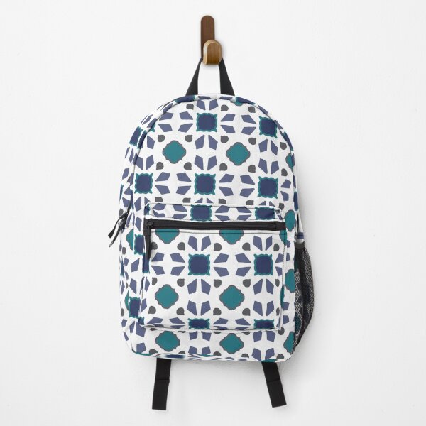 Item preview, Moroccan Tiles White and Blue Vintage Pattern designed and sold by medamrani.