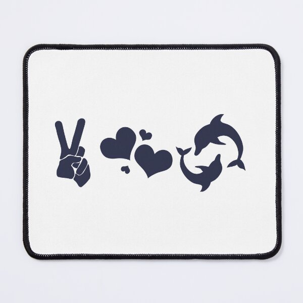 Item preview, Peace Love Dolphins designed and sold by fadouades.