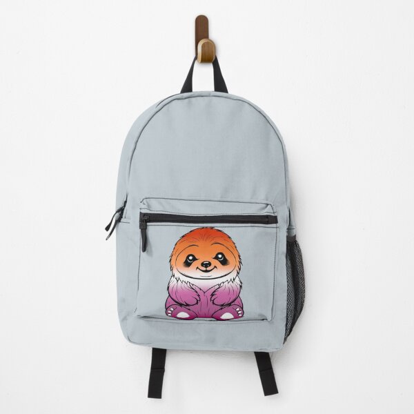 Item preview, Cute Lesbian Pride Flag Sloth, Subtle Kawaii Lesbian Sloth Design designed and sold by Travelslightly.