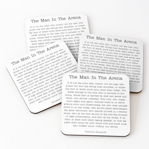 Item preview, The man in the arena speech designed and sold by Paigaam.