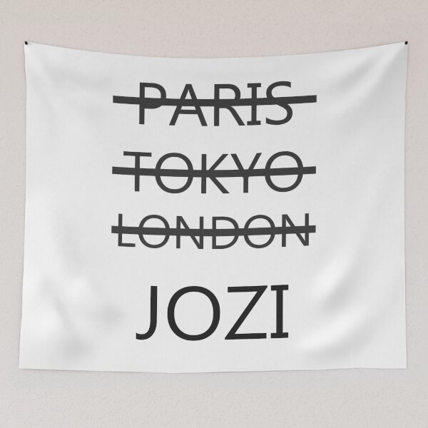 Item preview, Crossed out cities - Jozi design designed and sold by GetItGiftIt.