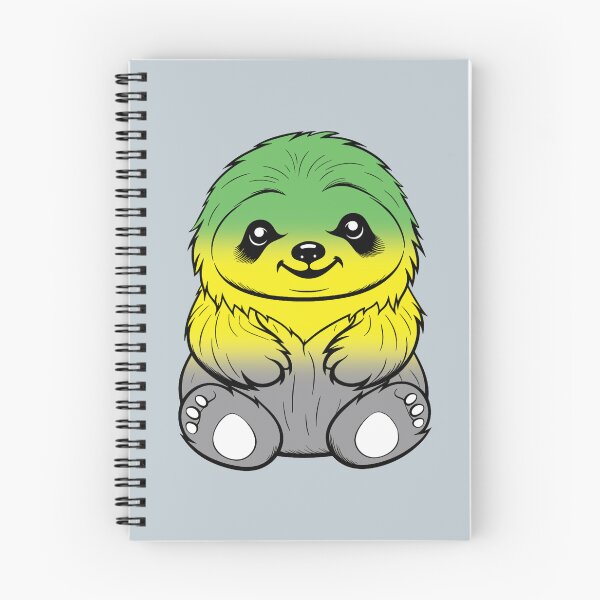 Item preview, Cute Lithromantic Pride Flag Sloth, Subtle Kawaii Lithromantic Sloth Design designed and sold by Travelslightly.