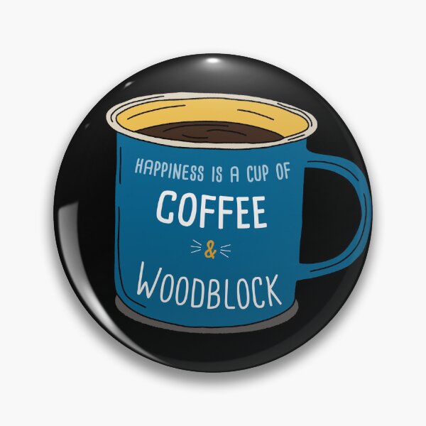 Item preview, Woodblock & Coffee is happiness designed and sold by orlumbuspirate.